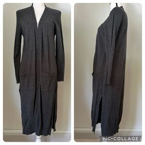 Matty M long gray cardigan size Medium